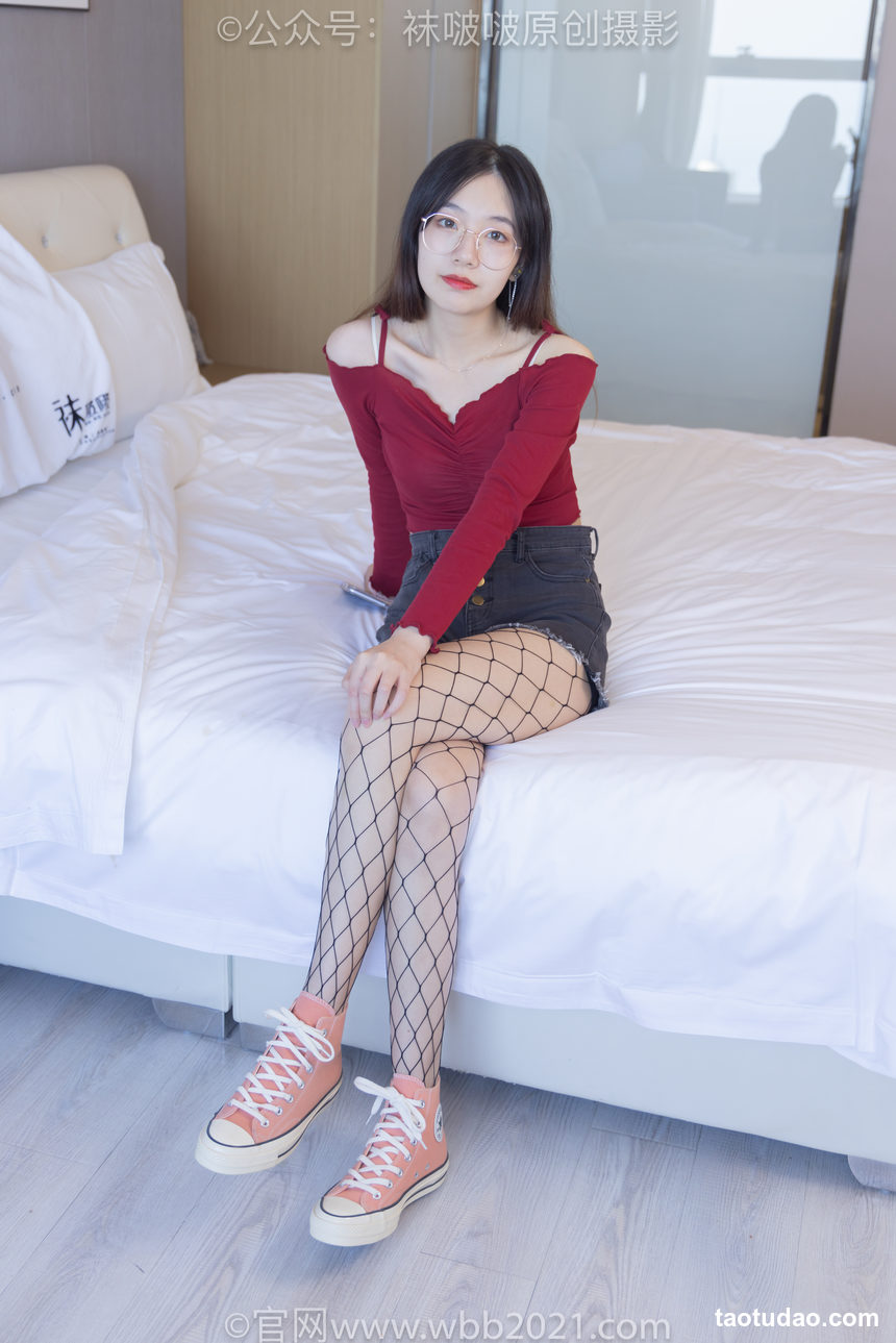 图片[2]-[BoBoSocks袜啵啵]NO.453 小甜豆-帆布鞋、黑色渔网袜[141P+1V／6.51GB]-艺库