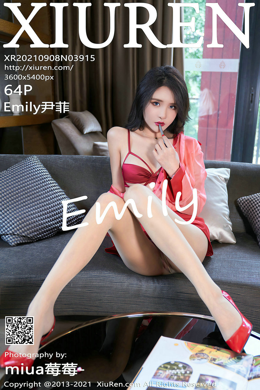 / 秀人美媛馆 / 2021.09.08 No.3915 Emily尹菲 / 64P621MB / 秀人网-艺库