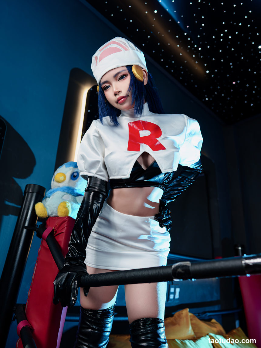 图片[4]-ZinieQ – NO.018 Dawn Pokemon in Team Rocket costume[42P-20V-516.9M]-艺库