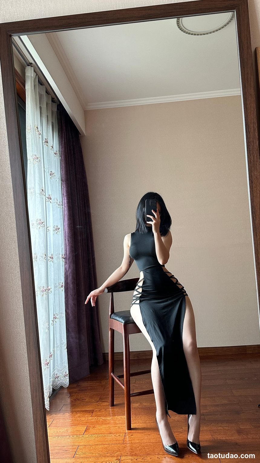 图片[4]-俏妞qiaoniuTT – 国风黑丝开叉旗袍 [30P-129MB]-艺库