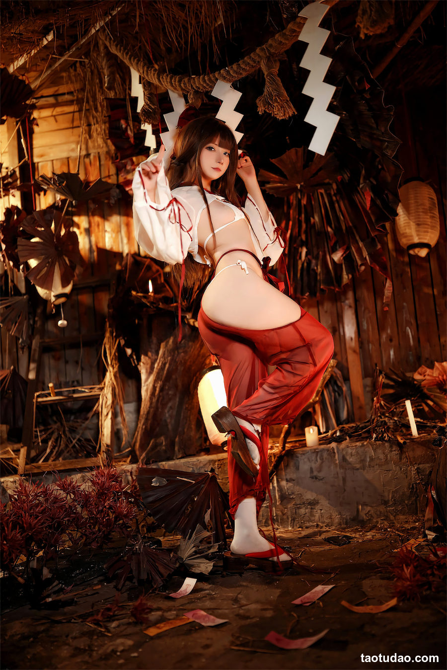 图片[2]-是三不是世w – 祈福巫女[43P-336MB]-艺库