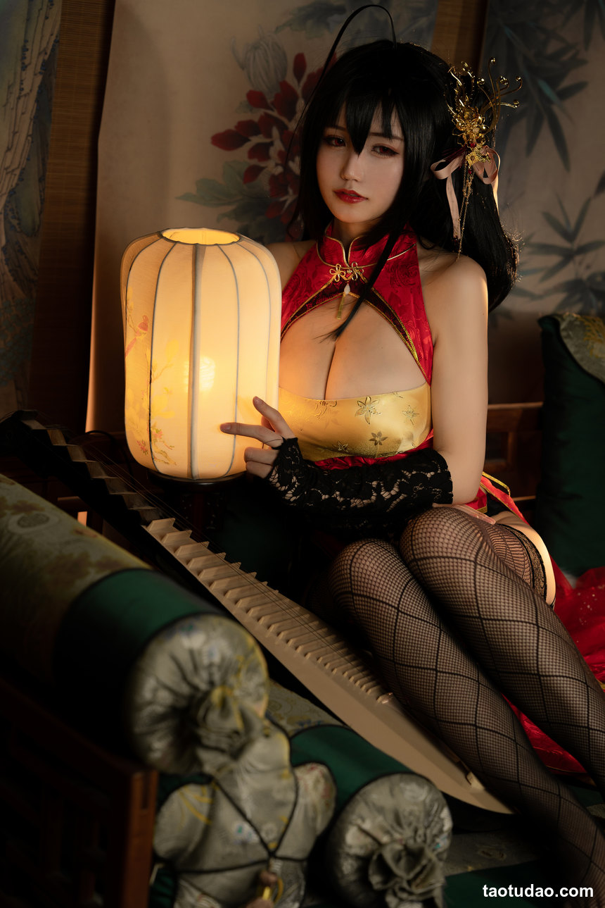图片[4]-小仓千代w – NO.59 大凤旗袍 [30P-240MB]-艺库