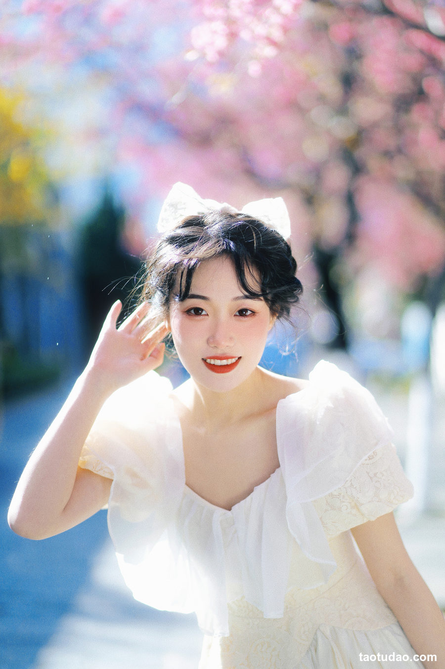 图片[4]-[YITUYU艺图语]2023.04.19 冬樱花下 迟白 [22+1P／254MB]-艺库