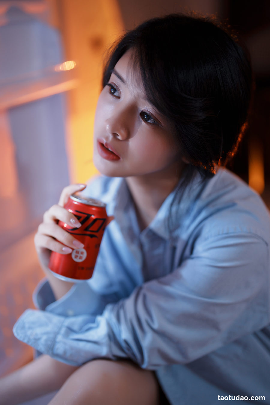 图片[2]-[YITUYU艺图语]2023.05.02 夜半偷偷趴冰箱，一点点微光摄影 喵喵喵是锦儿呀[27+1P／265MB]-艺库