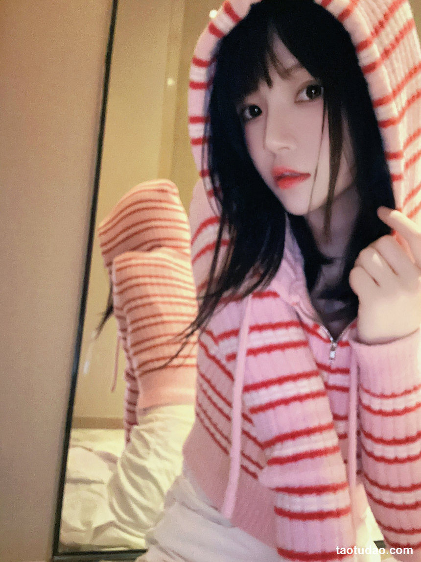 图片[4]-桜桃喵 – 条纹毛衣 [22P-98MB]-艺库