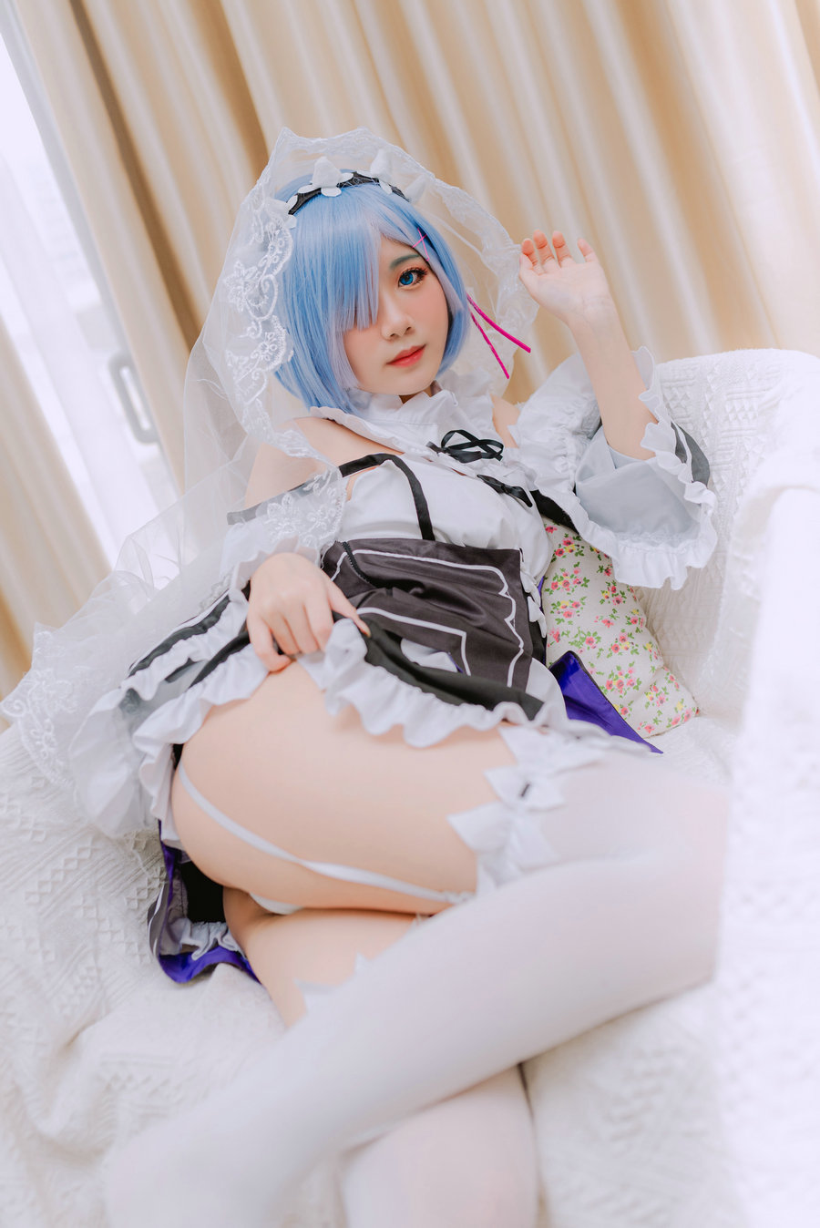 PoppaChan – Rem maid-Re-Zero / 20P-105MB / cos萌妹-绅士图