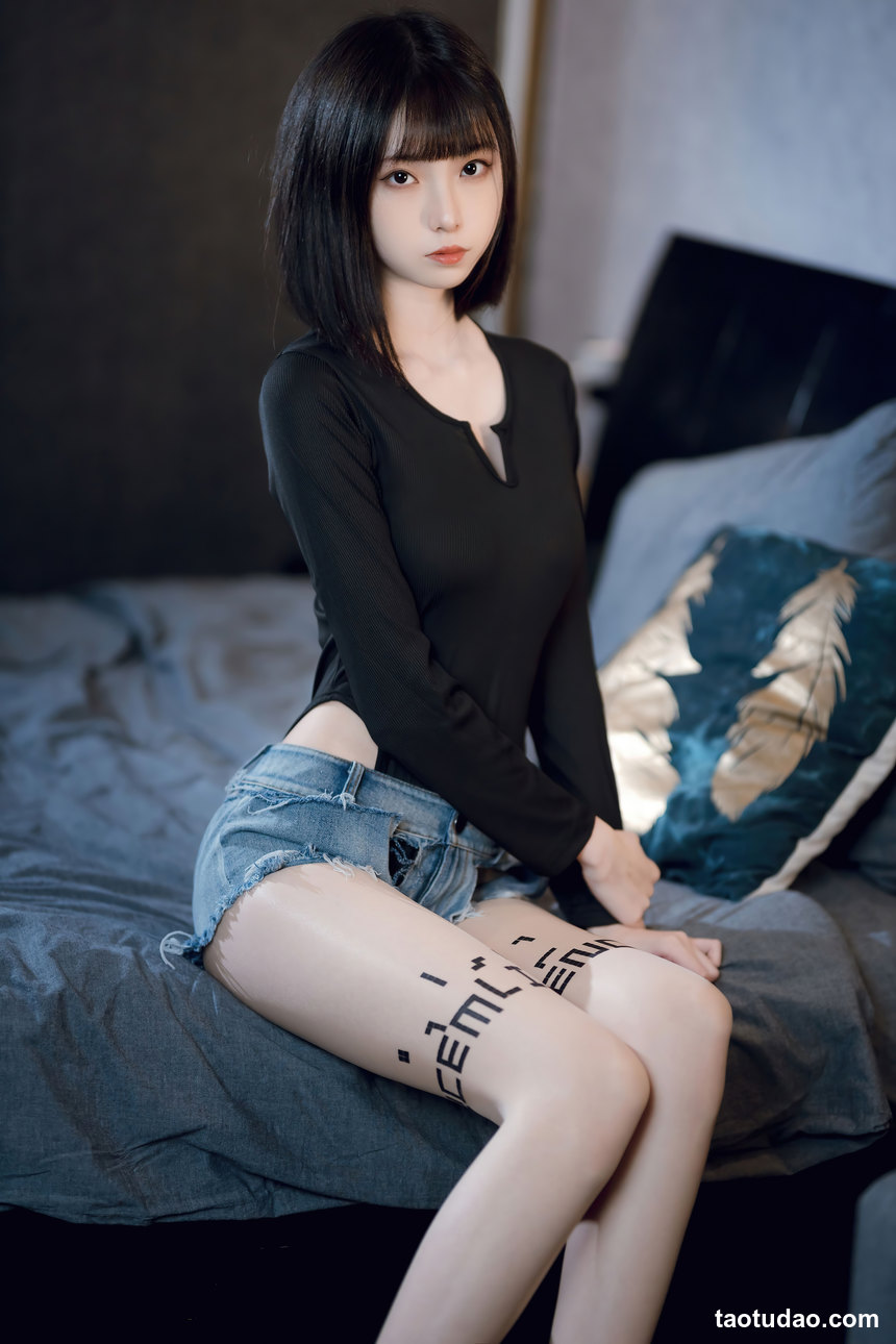 图片[2]-许岚LAN – NO.032 纯欲牛仔短裤2[40P-277.7M]-艺库