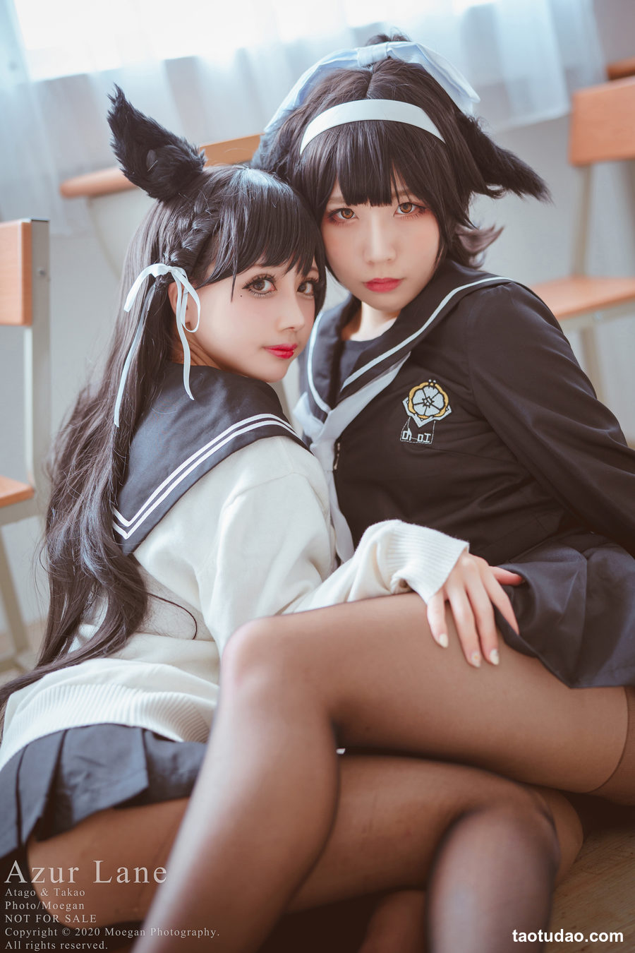 图片[4]-沖田凜花Rinka & 椎名 Azur Lane – 爱宕高雄 Sailor Suit [13P-40MB]-艺库