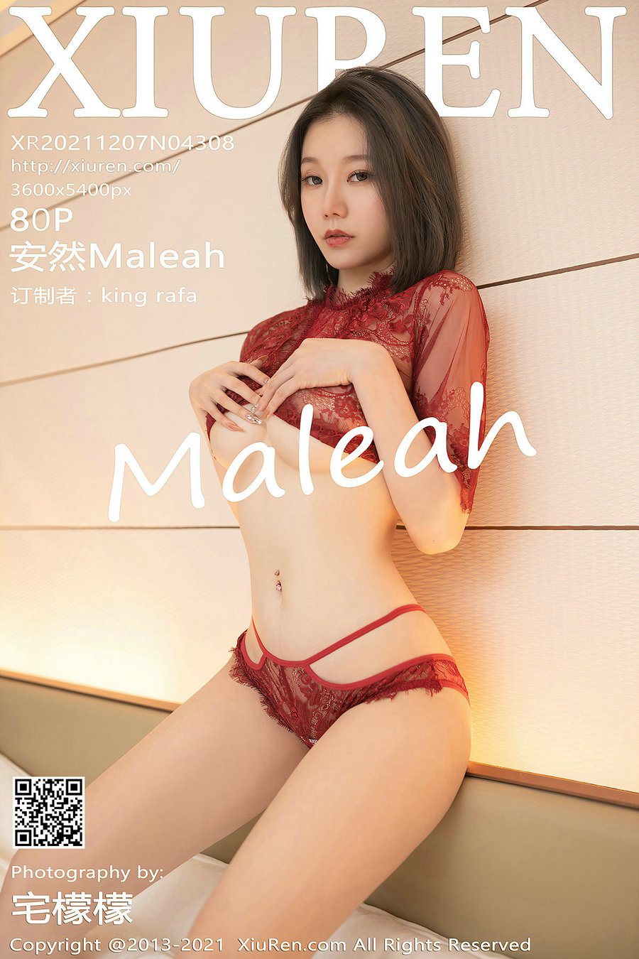 / 秀人美媛馆 / 2021.12.07 No.4308 安然Maleah / 80P777MB / 秀人网-绅士图