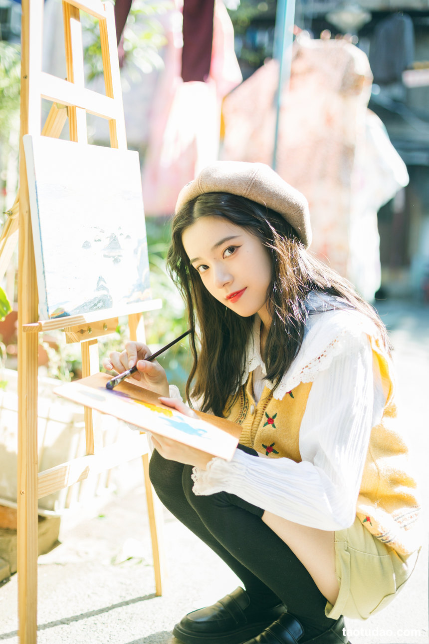 图片[2]-[YITUYU艺图语]2022.07.13 小小画家 静鏡婧[28+1P／281MB]-艺库