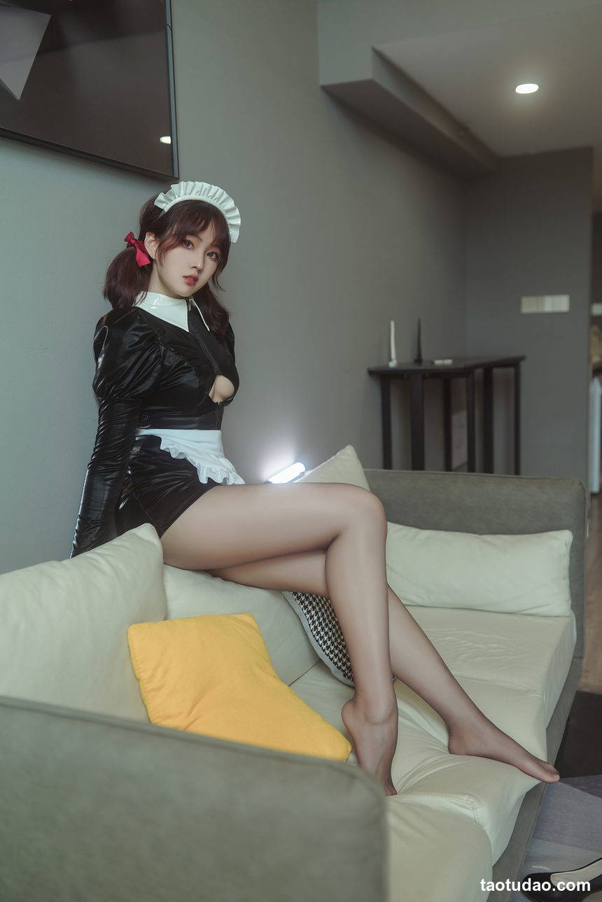 图片[3]-Natsuko夏夏子-黑漆皮女仆[50P-411MB]-艺库