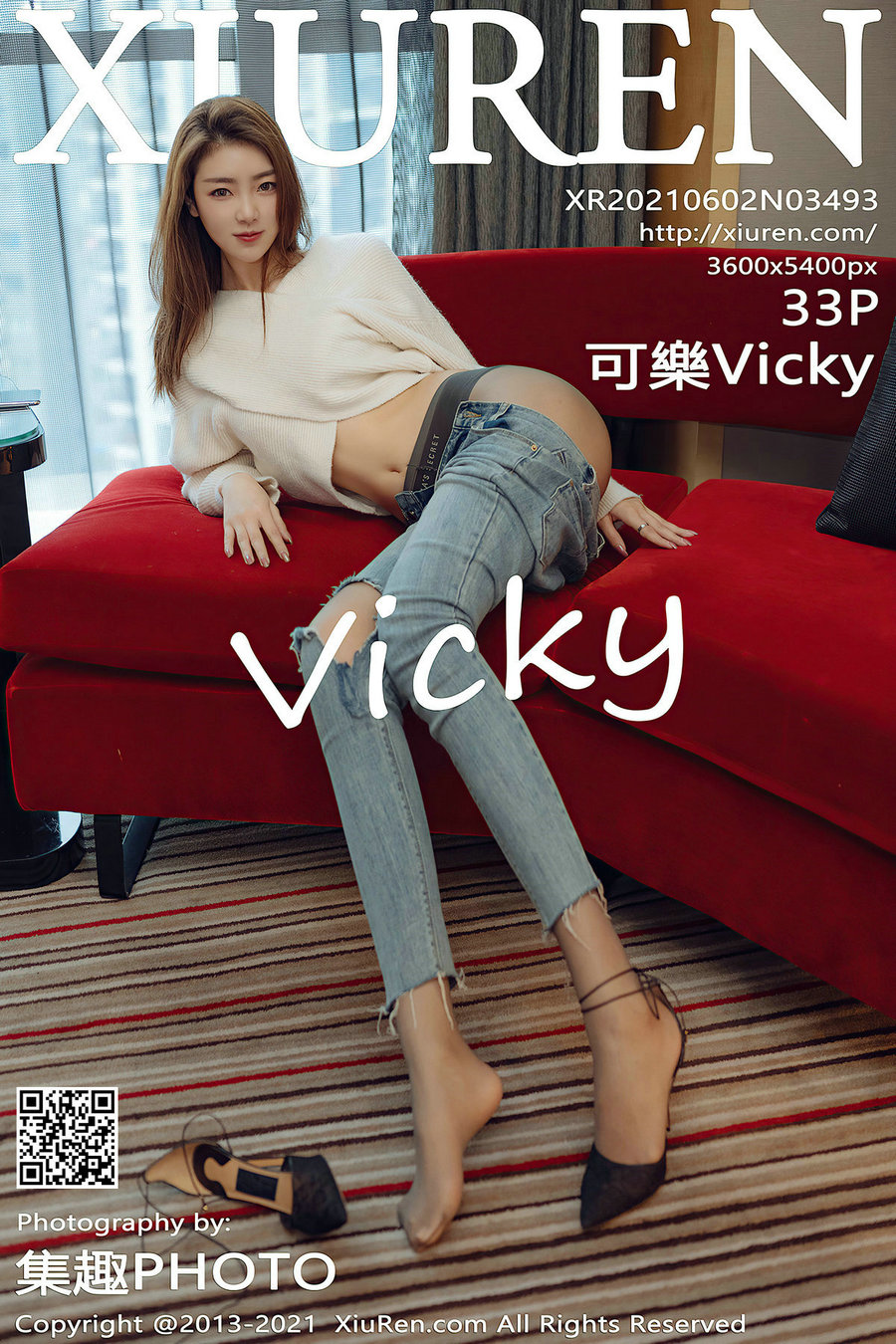 / 秀人美媛馆 / 2021.06.02 No.3493 可樂Vicky / 33P423MB / 秀人网-绅士图