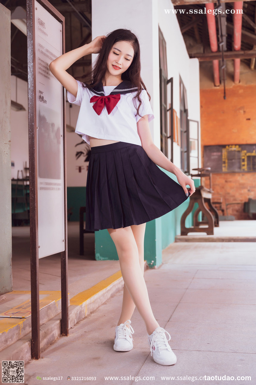 图片[3]-[SSA丝社]超清写真 NO.422 漫漫白色jk制服肉丝写真(下)[134P／1.86GB]-艺库