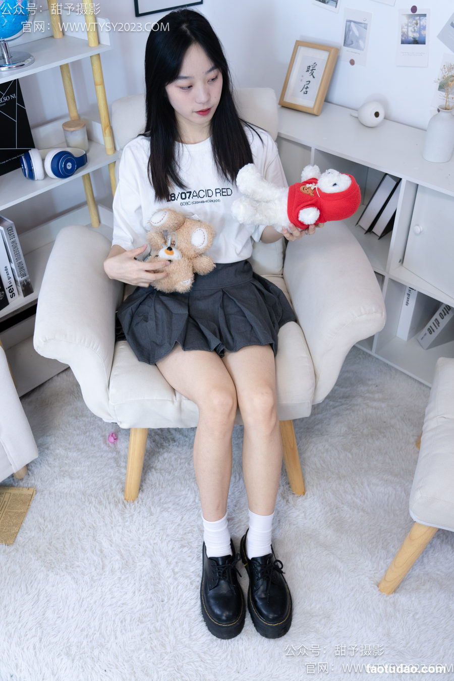 图片[3]-甜予摄影 NO.008 艺艺-皮鞋、白棉袜、裸足 [122P-2.95G]-艺库