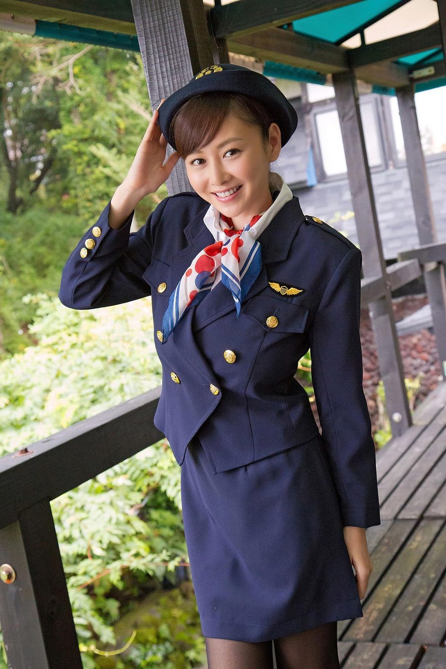 图片[3]-杉原杏璃写真集「美人CA」-艺库