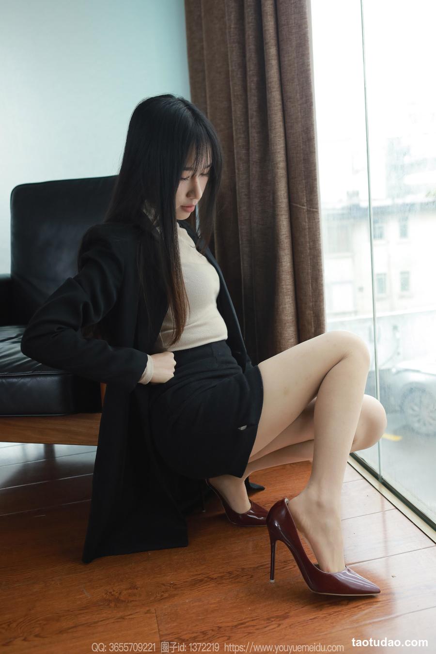 图片[4]-[IESS异思趣向] 2024.03.20 丝享家 1694 美子《OL小黑裙》[89P-63MB]-艺库