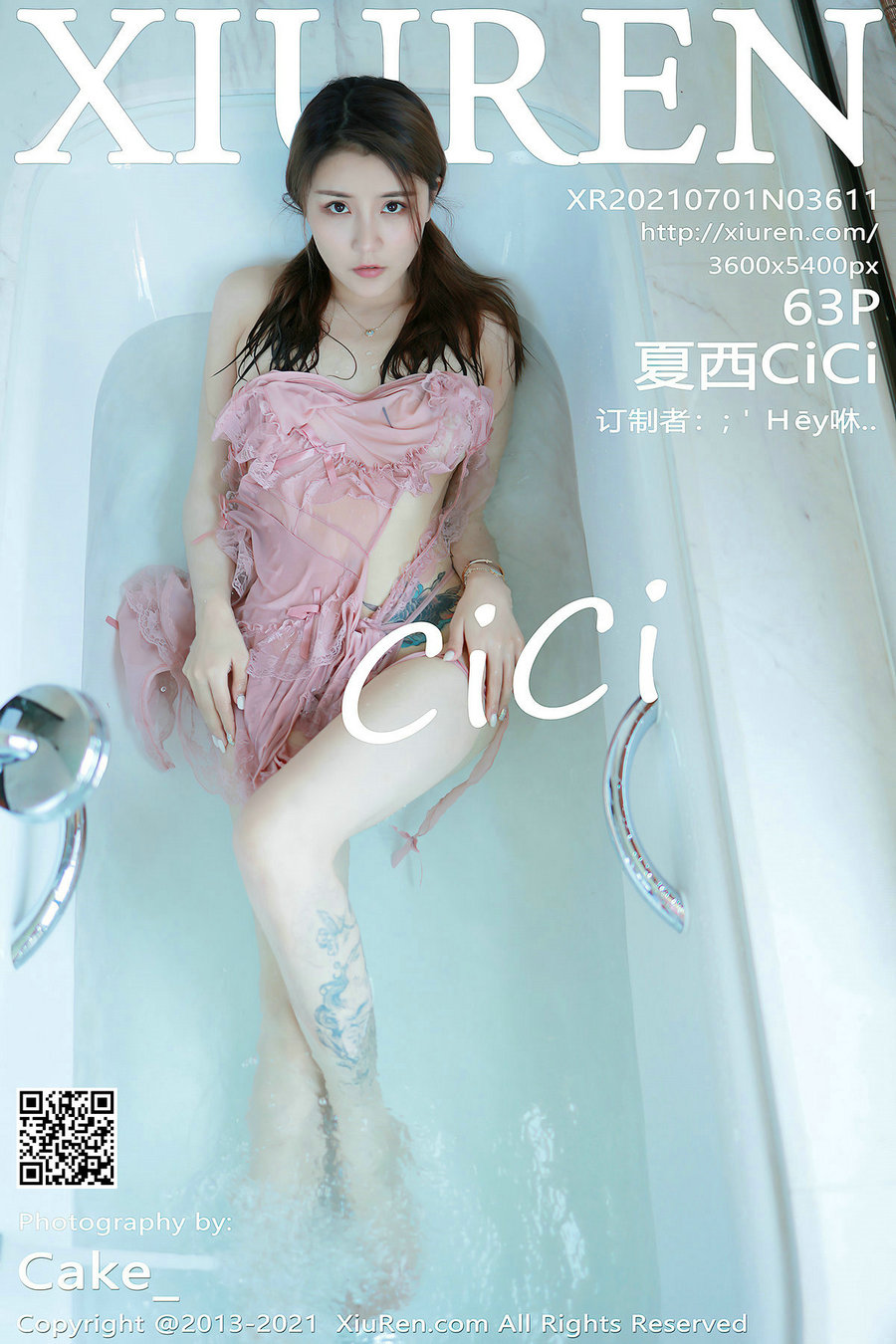 / 秀人美媛馆 / 2021.07.01 No.3611 夏西CiCi / 63P568MB / 秀人网-绅士图