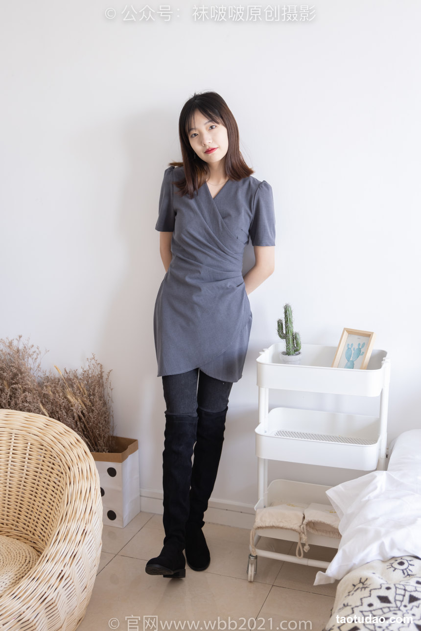 图片[4]-[BoBoSocks袜啵啵]NO.256 小甜豆-长靴、短白棉袜[133P+1V／5.50GB]-艺库