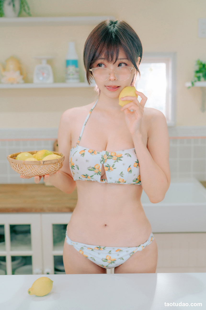 图片[4]-ElyEE子 – NO.121 2023.august C-檸檬泳裝 Lemon Swimsuit [31P-113MB]-艺库