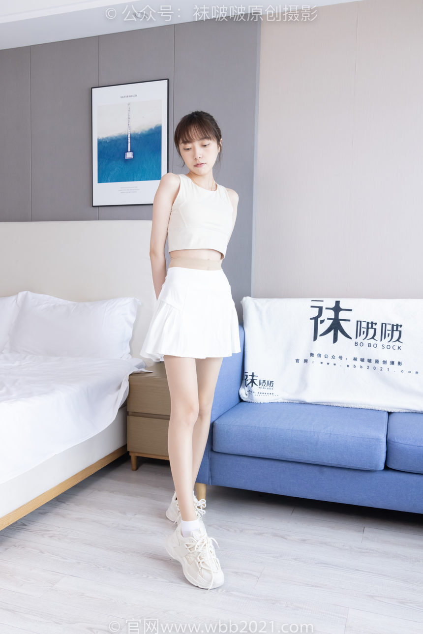 图片[4]-[BoBoSocks袜啵啵]NO.424 稚予-运动鞋、白棉袜、肉丝、腰丝[140P+1V／5.73GB]-艺库