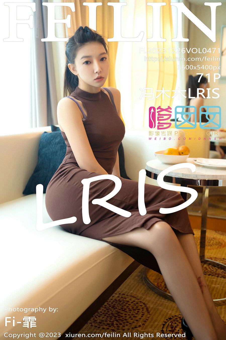 / FEILIN /嗲囡囡 2023.12.26 VOL.471 冯木木LRIS / 71P349MB / 秀人旗下-艺库