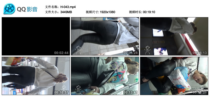 精选街拍视频 No.929 街拍之魂作品 与无声之处惊臀 / 1V-3.36GB / 街拍视频-绅士图