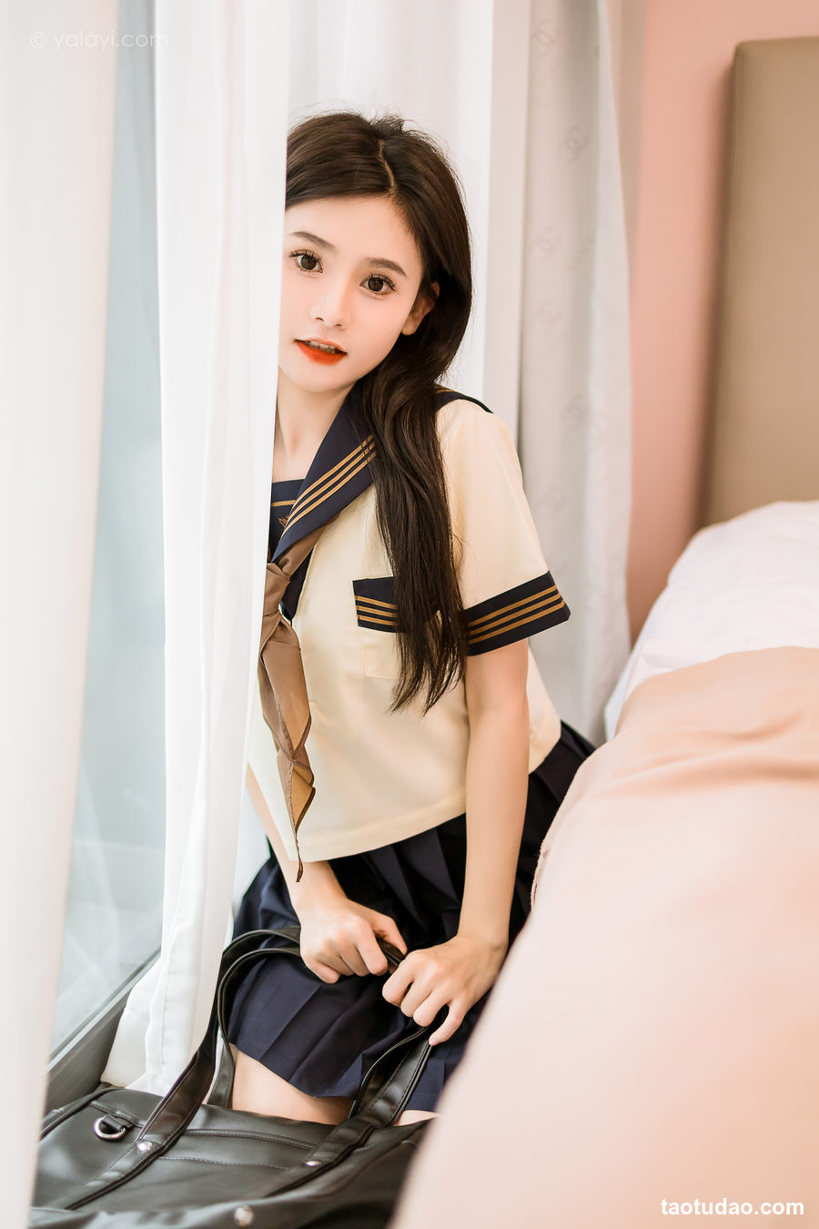 图片[2]-[YALAYI雅拉伊]2023.08.31 NO.1068 今天就穿jk吧 若婷[45+1P／242MB]-艺库