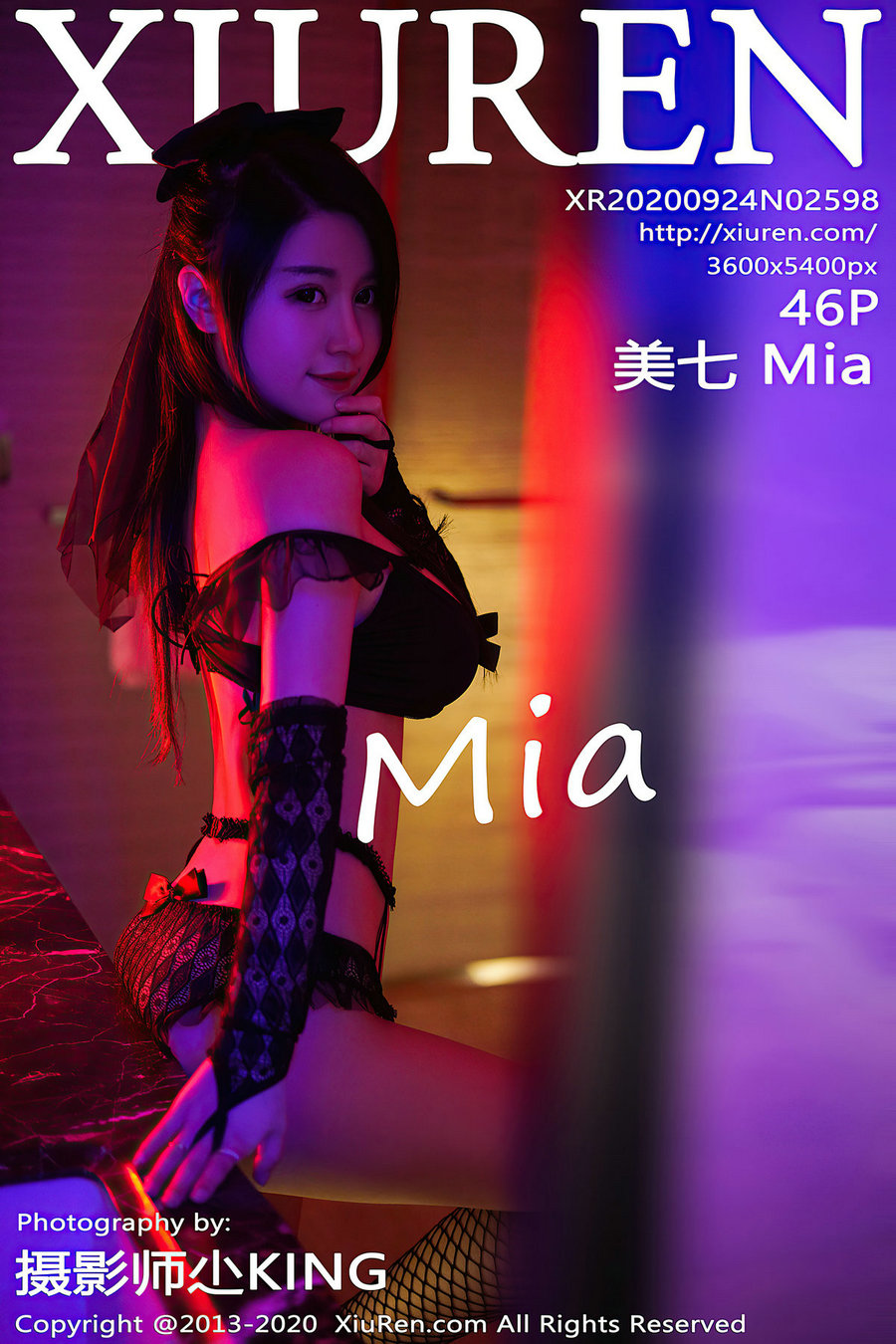 / 秀人美媛馆 / 2020.09.24 No.2598 美七Mia / 46P475MB / 秀人网-绅士图