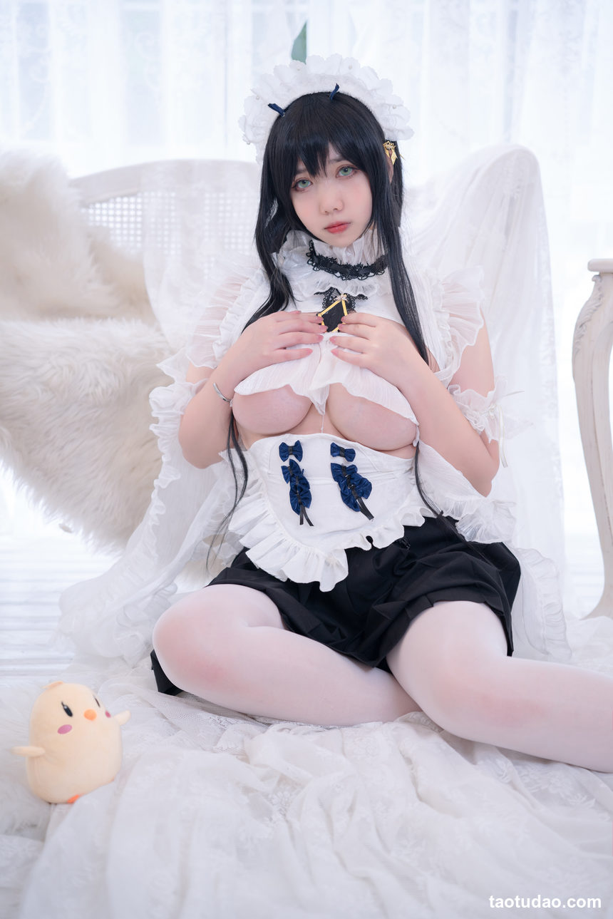 图片[3]-Meroko_魅瞳 – NO.003 碧蓝航线 不挠女仆没干劲的小姐姐[53P-744.2M]-艺库