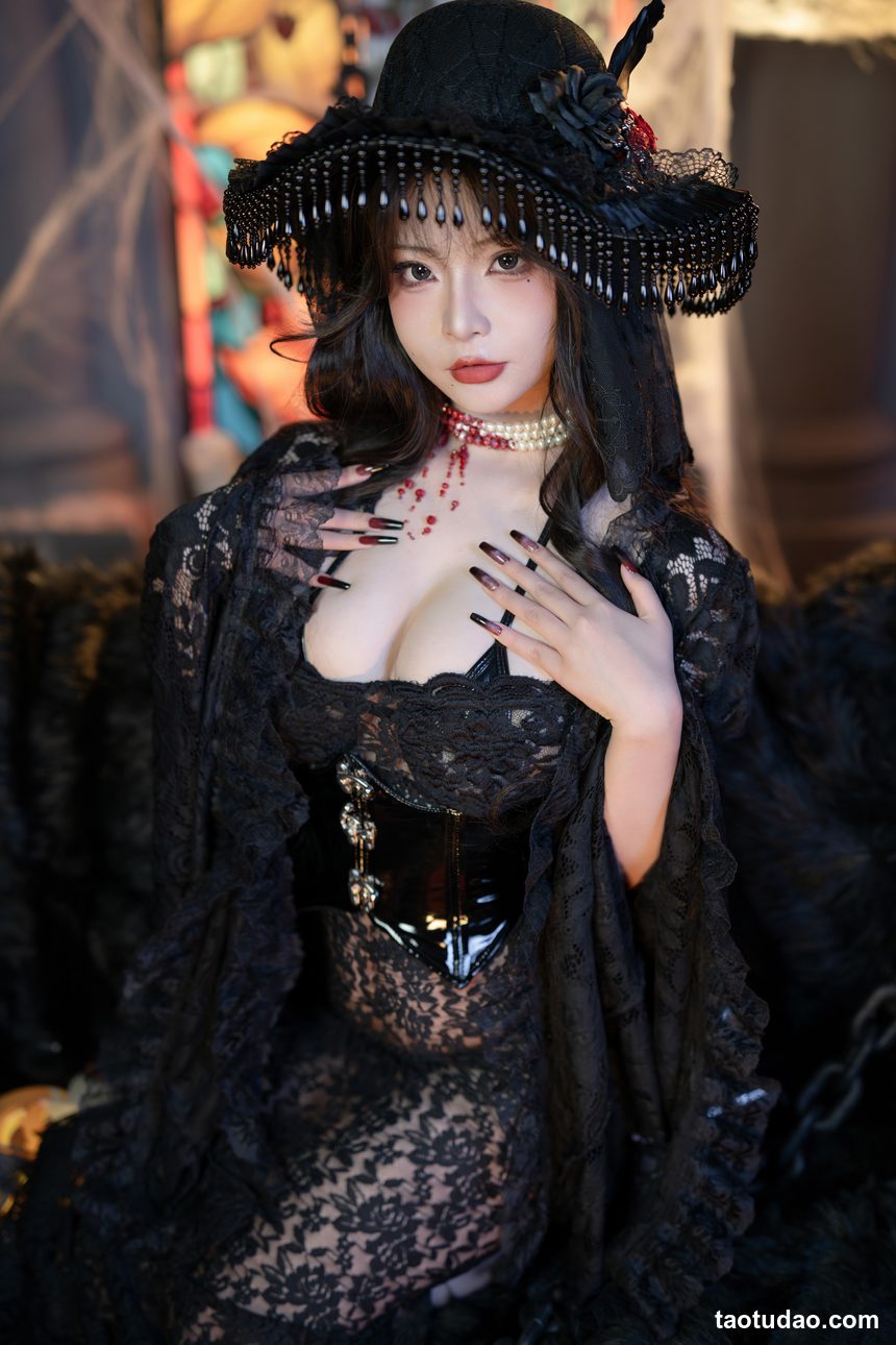 图片[3]-yuuhui玉汇 (Kokuhui) – NO.087 万圣节特辑 魔女狂欢夜[133P-1V-948M]-艺库