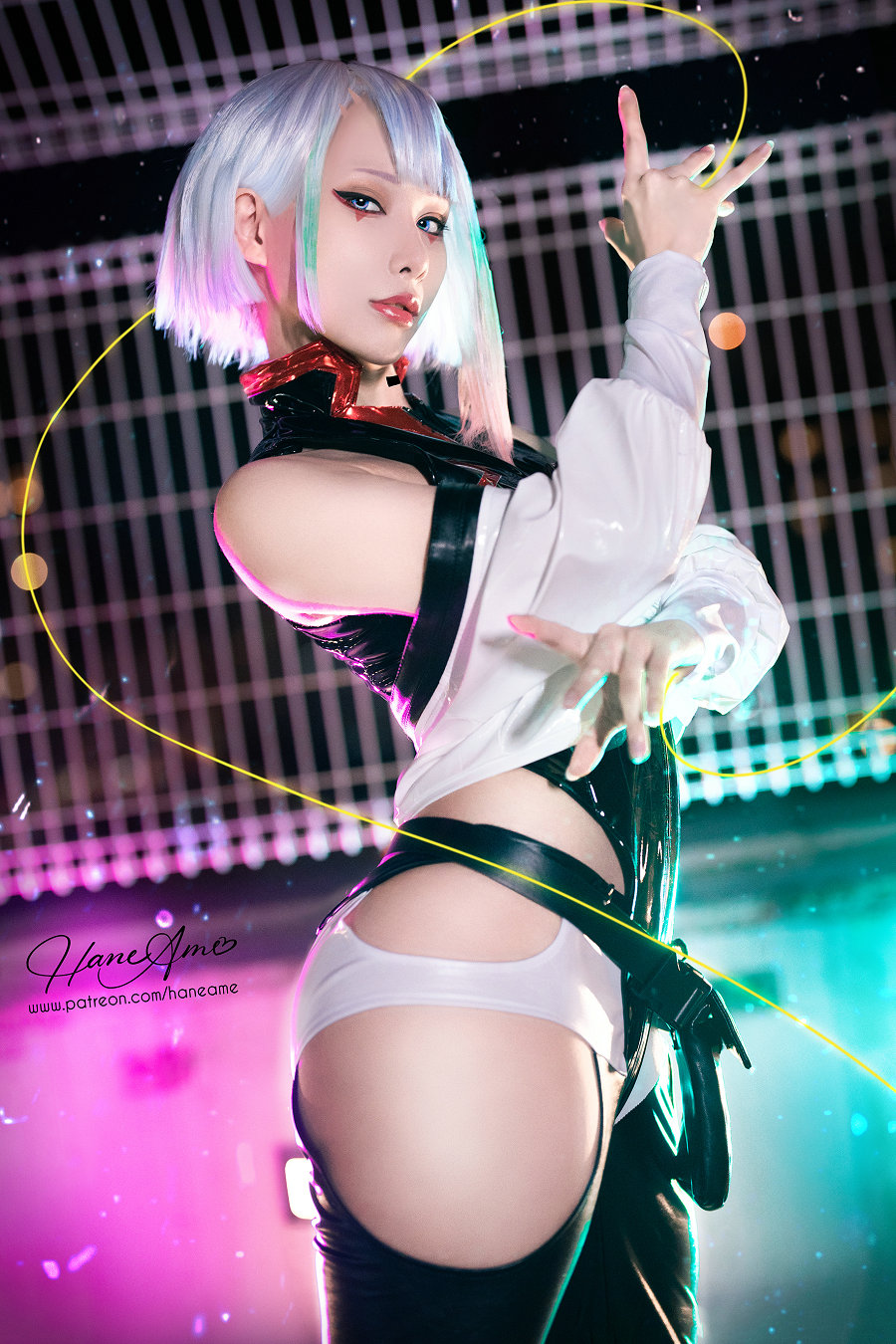 Hane Ame 雨波写真 – Cyberpunk Lucy / 35P2V-686MB / cos萌妹-绅士图