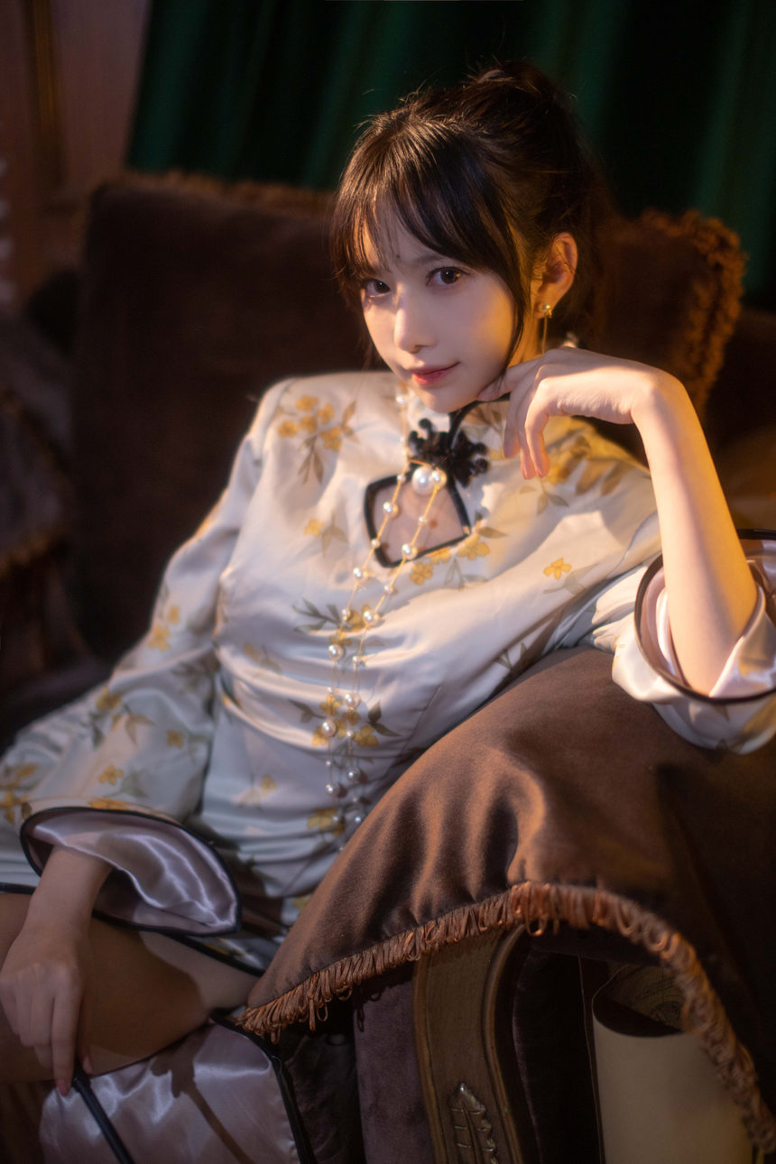 图片[2]-Shika小鹿鹿 – NO.112 中秋旗袍[12P-95MB]-艺库