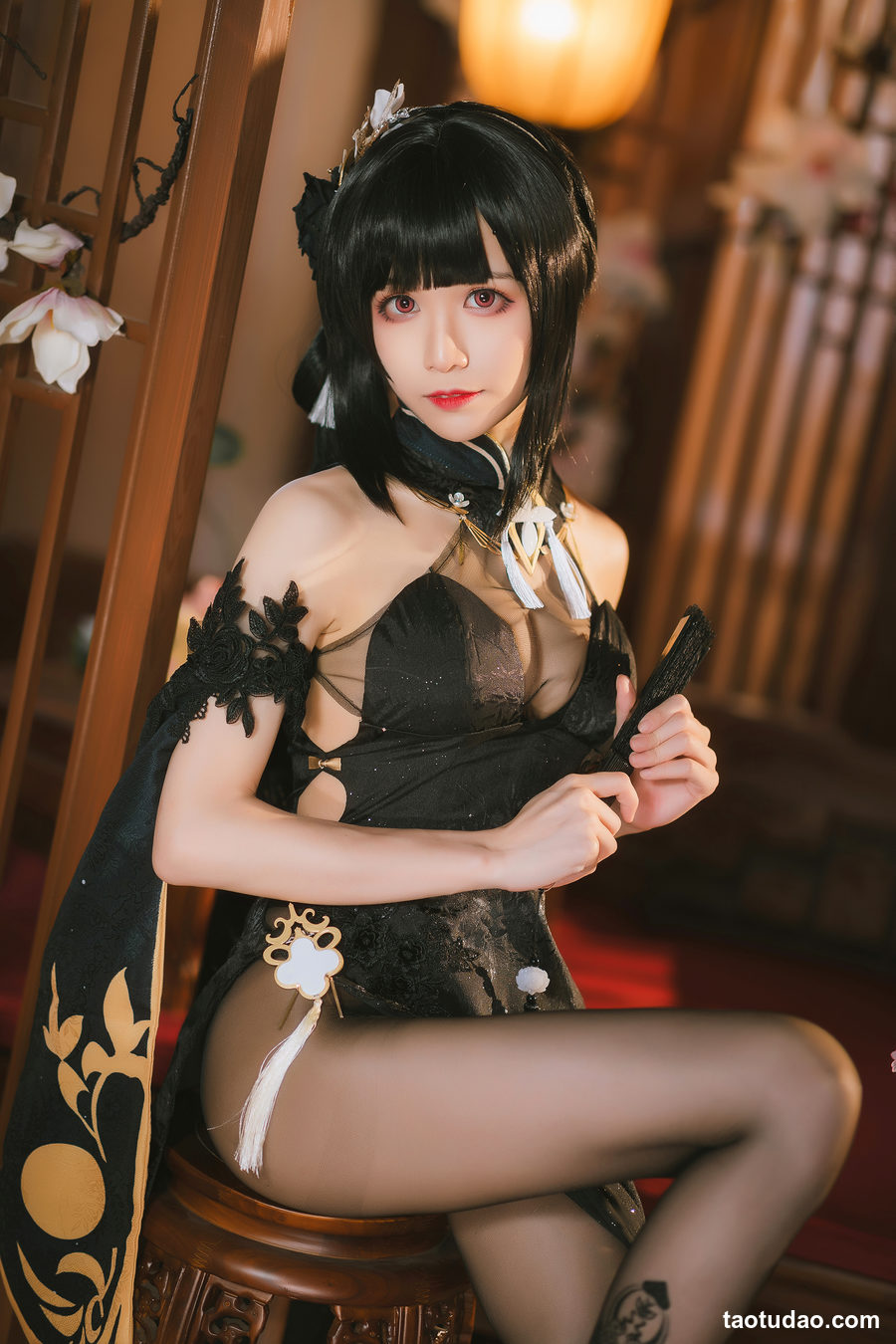 图片[2]-Tomoyo酱-碧蓝航线-镇海旗袍 [27P-160MB]-艺库