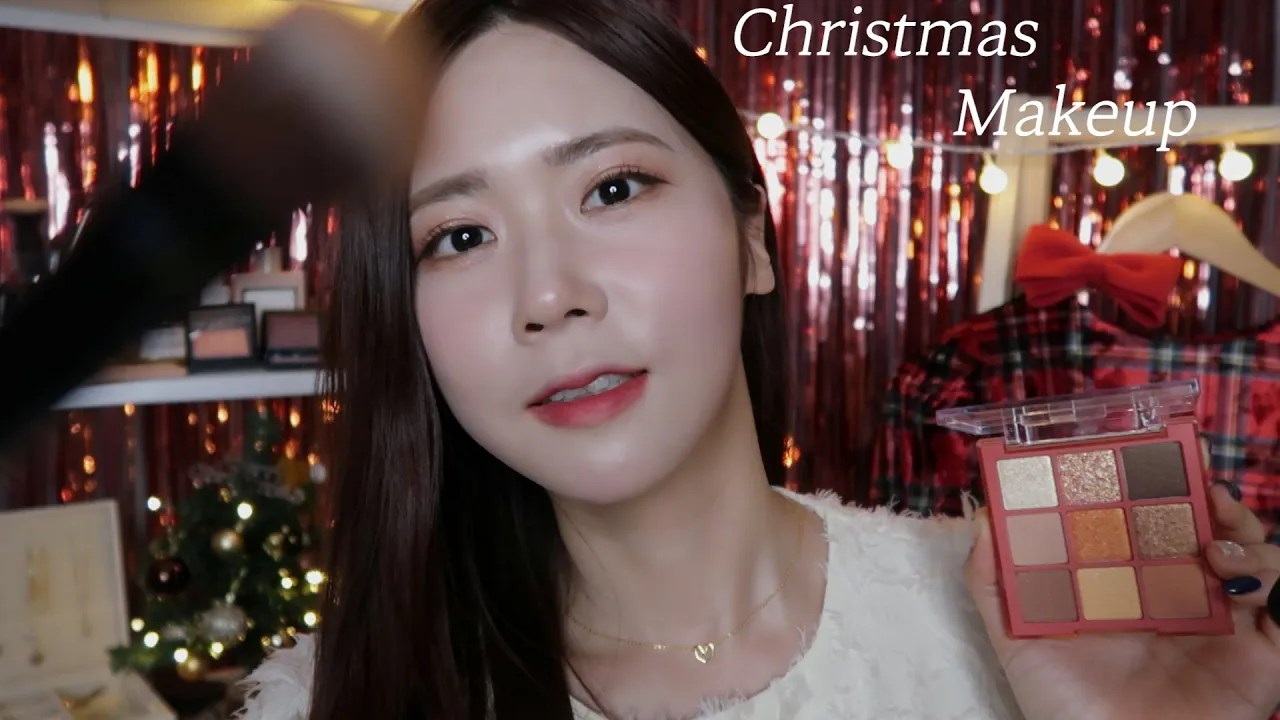 [Mongsilunnie]不容错过的圣诞派对化妆角色扮演 -ASMR몽실언니Mongsilunnie / 韩国ASMR-艺库