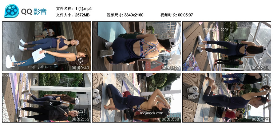 精选街拍视频 No.2162 高颜值瑜伽紧身裤女孩 / 2.51GB / 街拍视频-绅士图