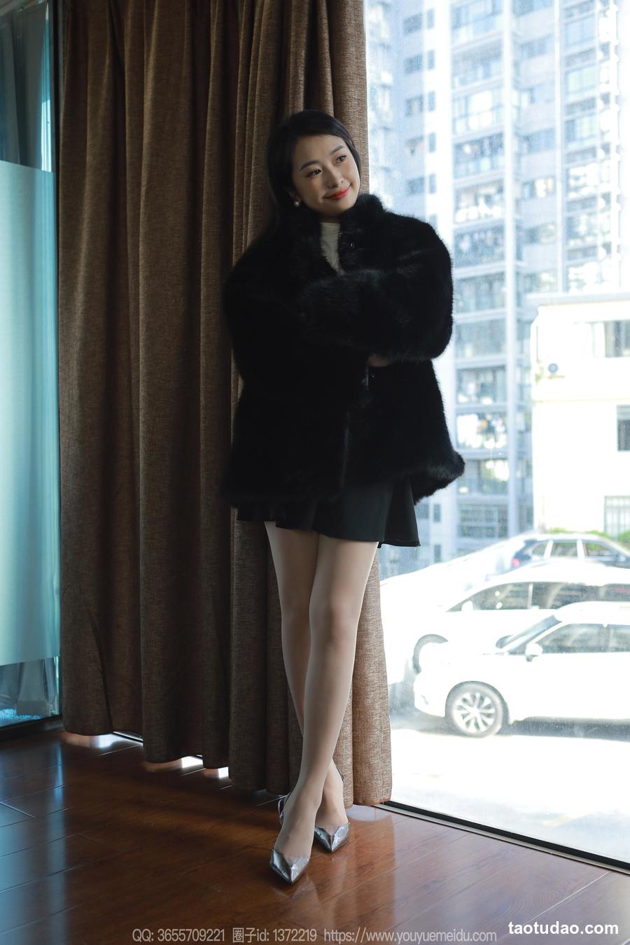 图片[4]-[IESS异思趣向] 2023.12.05 丝享家 1603 小婕《黑色大衣》[86P-71.5M]-艺库