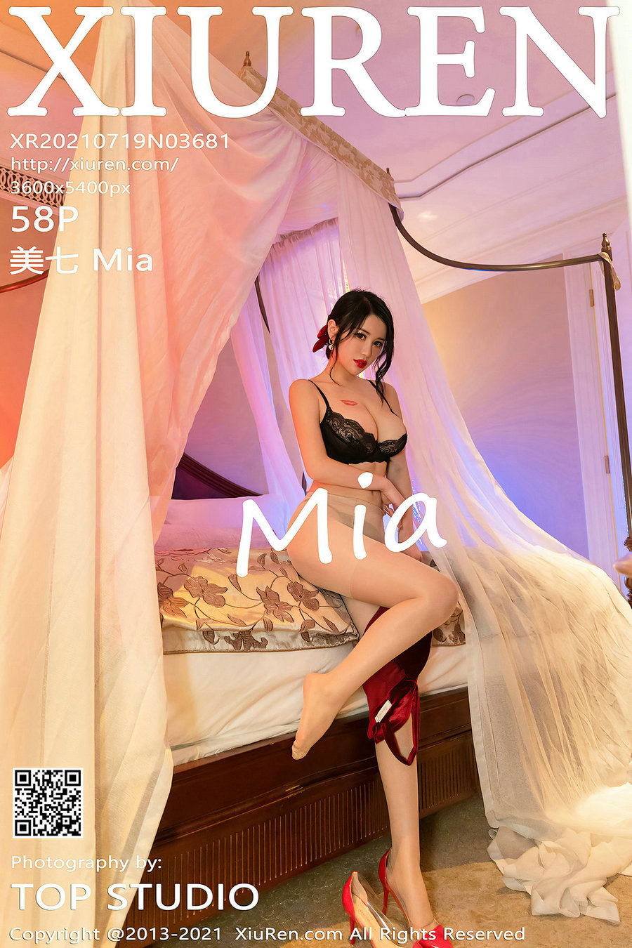 / 秀人美媛馆 / 2021.07.19 No.3681 美七Mia / 58P523MB / 秀人网-绅士图