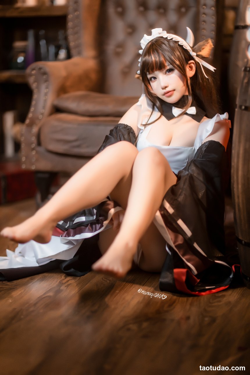 图片[3]-七七娜娜子 NO.12 樫野牛牛女仆 [42P+7V-363MB]-艺库