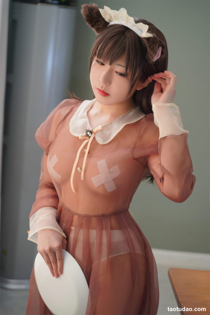 图片[3]-虎森森-棕色透明女仆[35P-229MB]-艺库