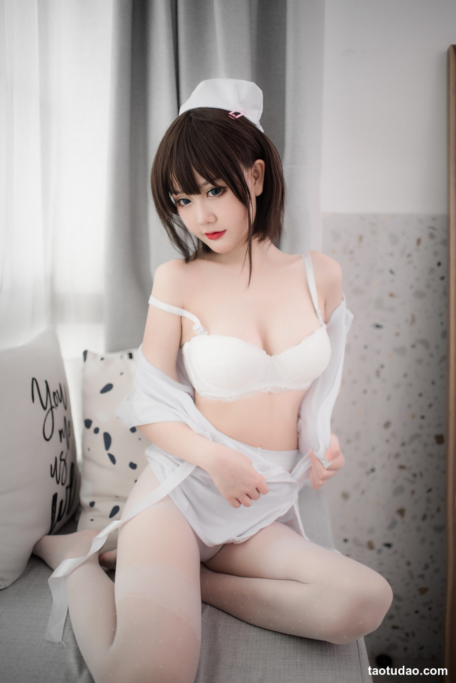 图片[2]-您的蛋蛋 – 白丝护士[40P-441M]-艺库