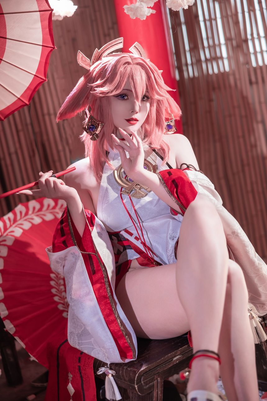 图片[3]-Natsuko夏夏子 八重神子 [91P-618MB]-艺库