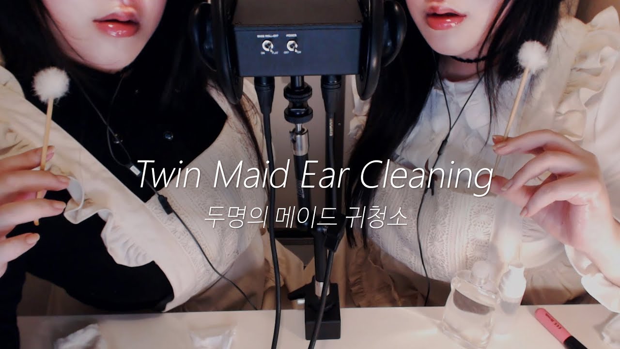 [掏耳朵]双女仆的主人耳朵清洁 ASMR Twin Maid’s Ear Cleaning for Master -番茄PPOMO / 韩国ASMR-艺库