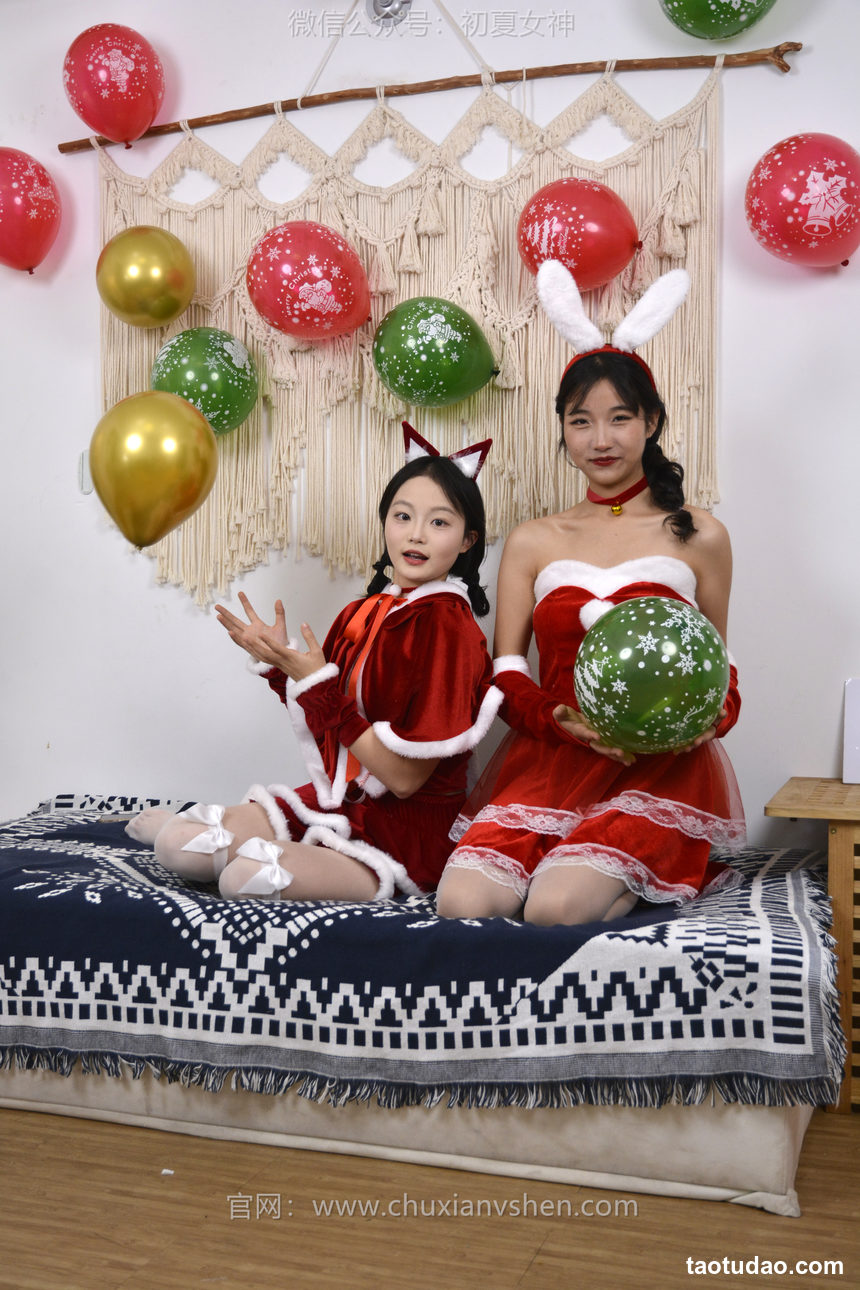 图片[3]-初夏女神 NO.125 点点、双双 圣诞快乐[140P+2V／3.44GB]-艺库