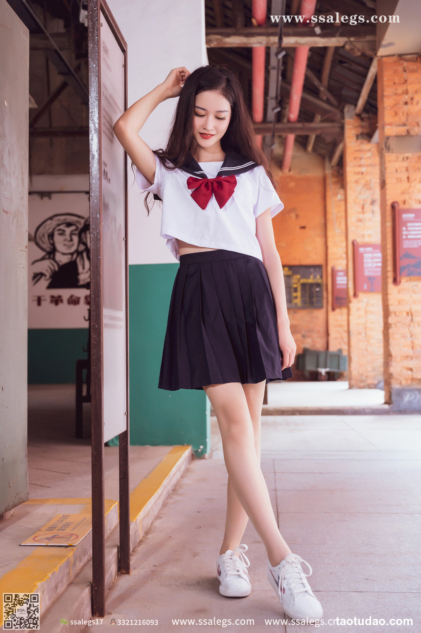 图片[2]-[SSA丝社]超清写真 NO.422 漫漫白色jk制服肉丝写真(下)[134P／1.86GB]-艺库
