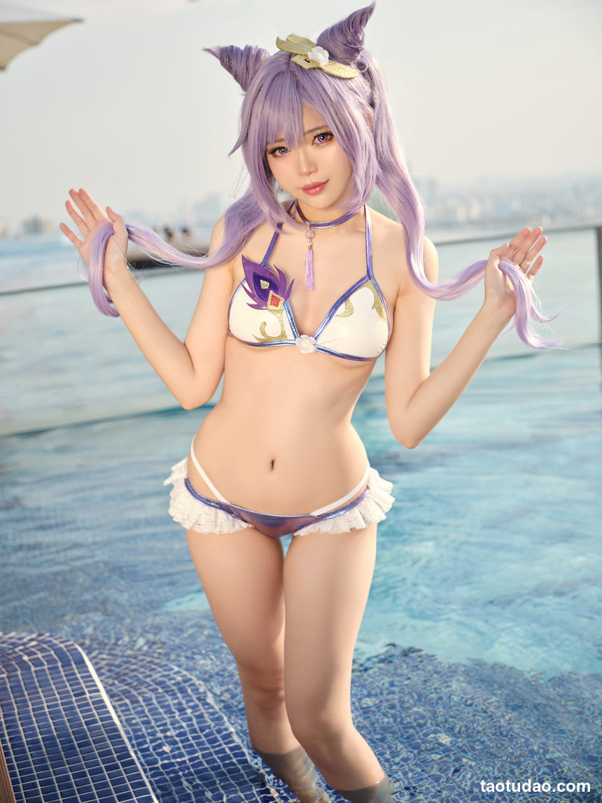 ZinieQ – NO.125 Keqing Swimsuit[15P-440M]-绅士图