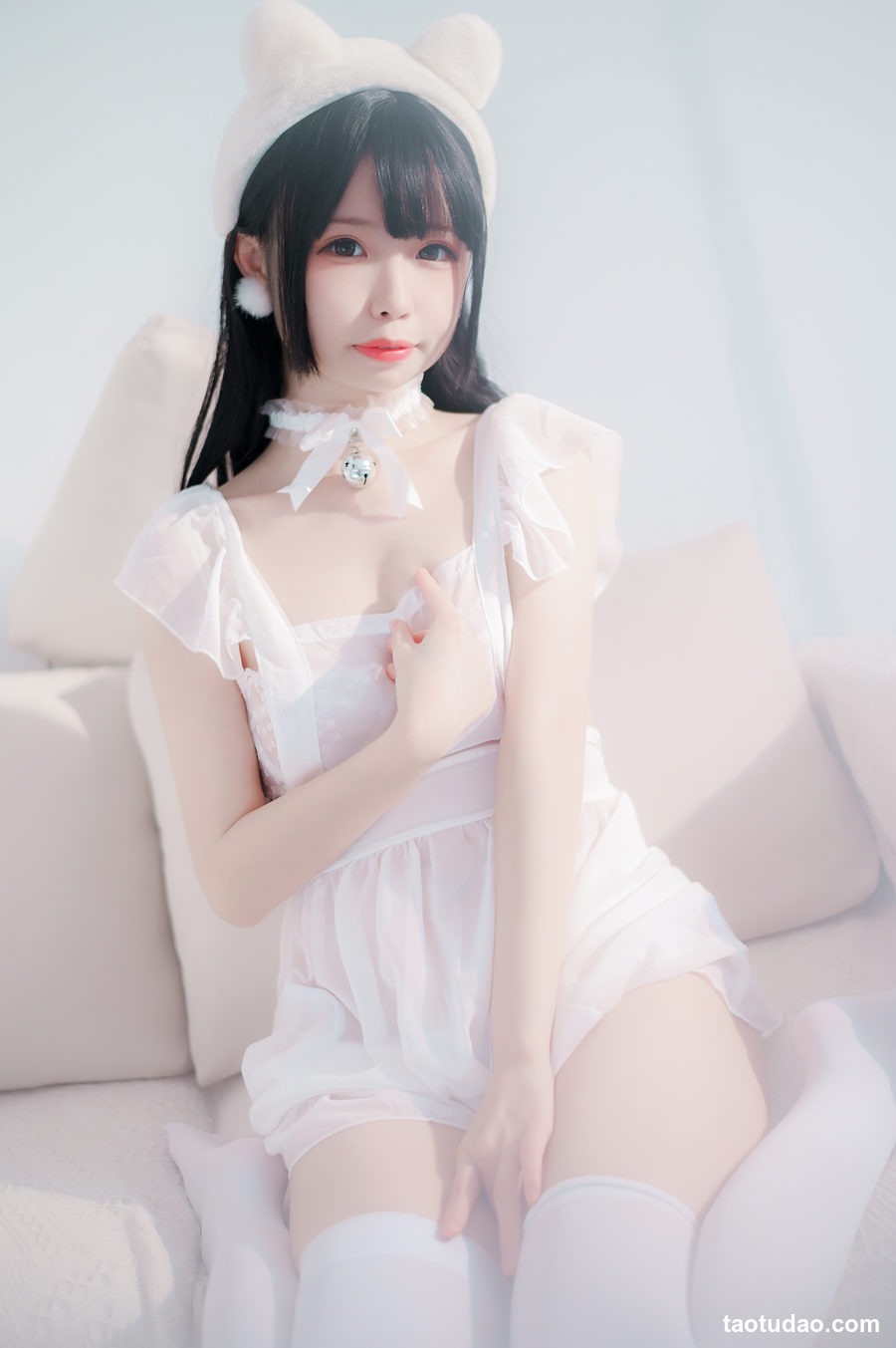 图片[2]-十万珍吱伏特 NO.006 睡裙 [11P-95MB]-艺库