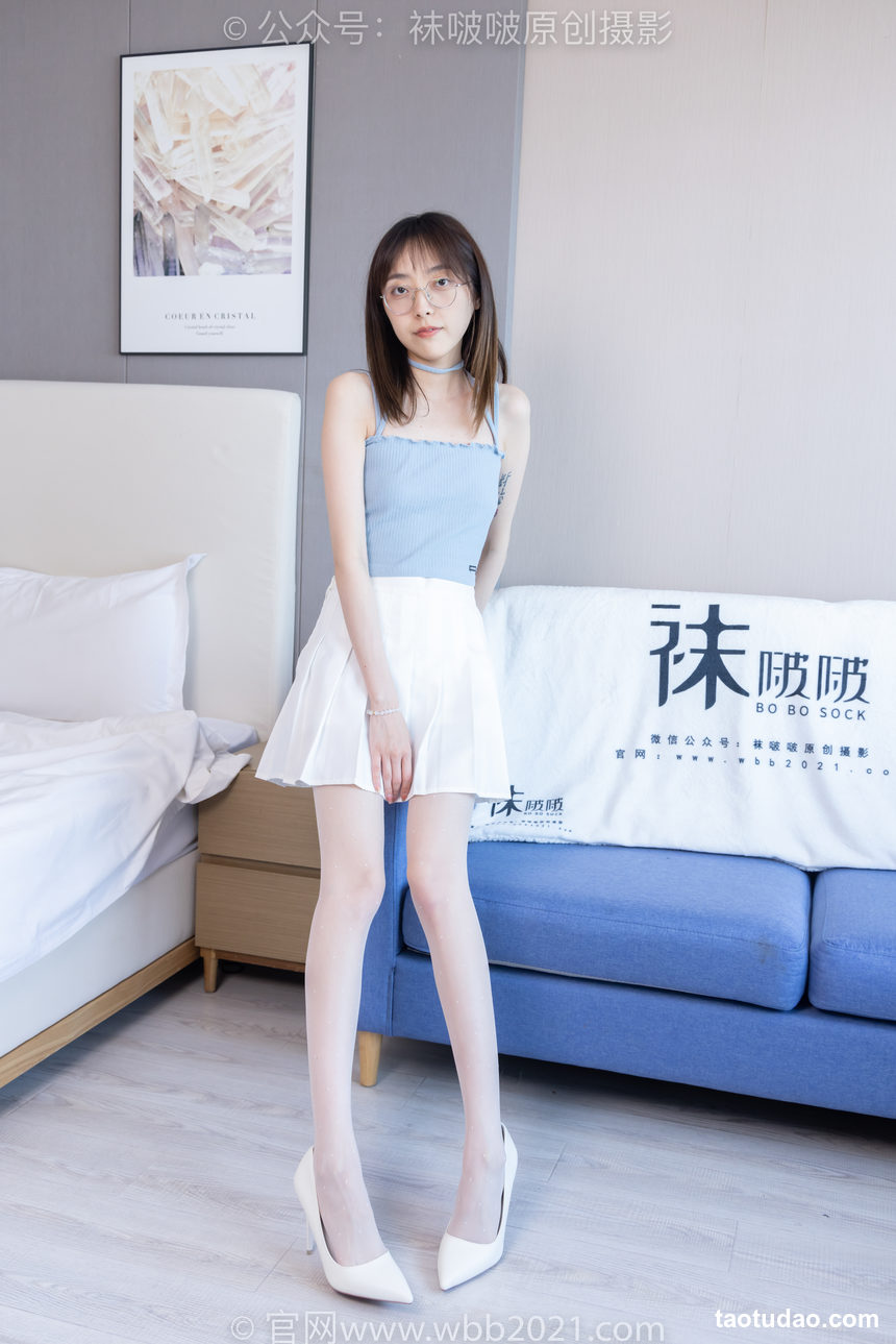 图片[4]-[BoBoSocks袜啵啵]NO.403 稚予-高跟鞋、板鞋、波点黑丝、波点白丝[145P+1V／5.65GB]-艺库