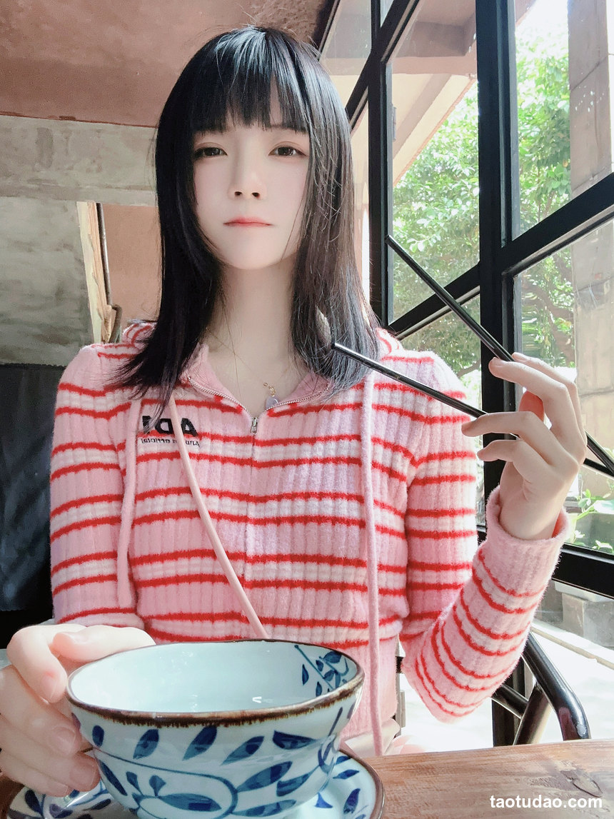 图片[3]-桜桃喵 – 条纹毛衣 [22P-98MB]-艺库