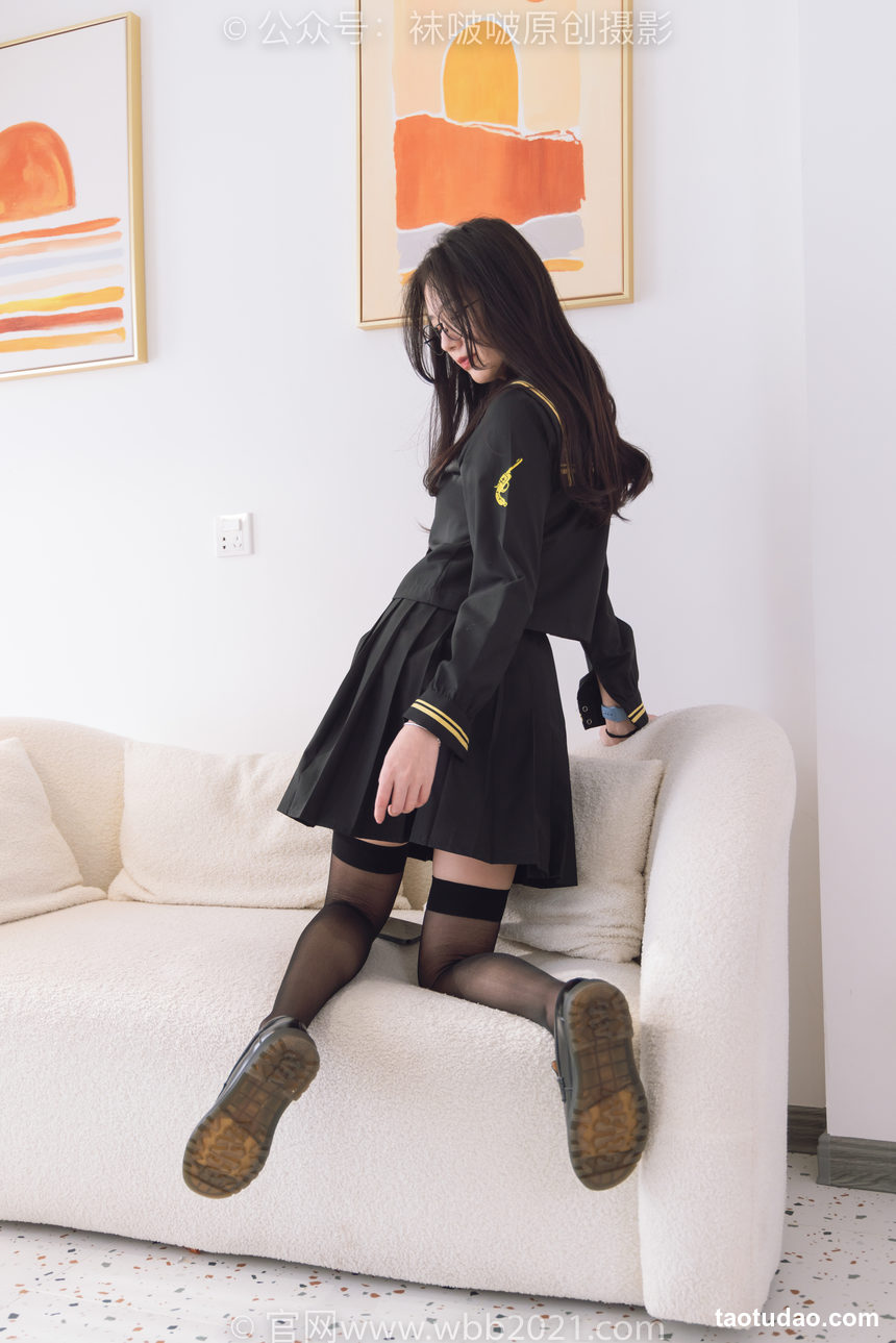 图片[4]-[BoBoSocks袜啵啵]NO.381 小甜豆-皮鞋、黑丝大腿袜、裸足[140P+1V／6.57GB]-艺库