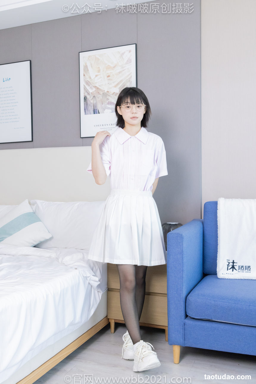 图片[4]-[BoBoSocks袜啵啵]NO.449 糯米 运动鞋、白棉袜、黑丝[148P+1V／7.58GB]-艺库